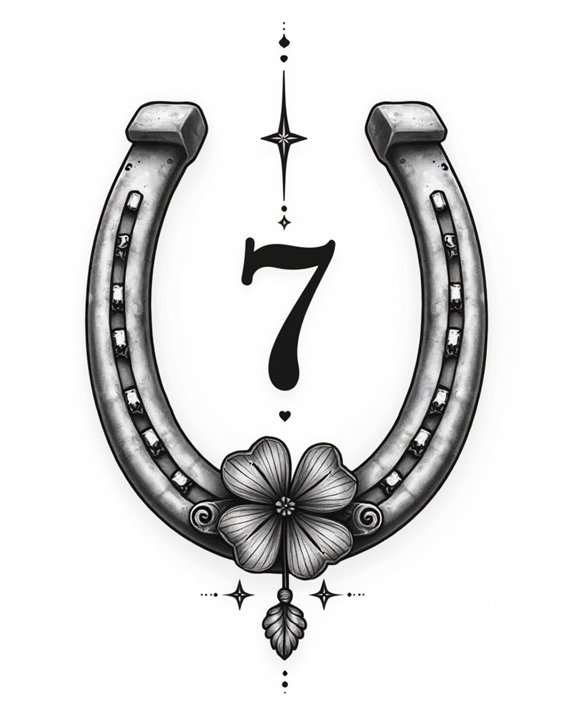 lucky horsehoe number clover