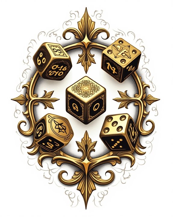 luxurious vintage gaming symbols
