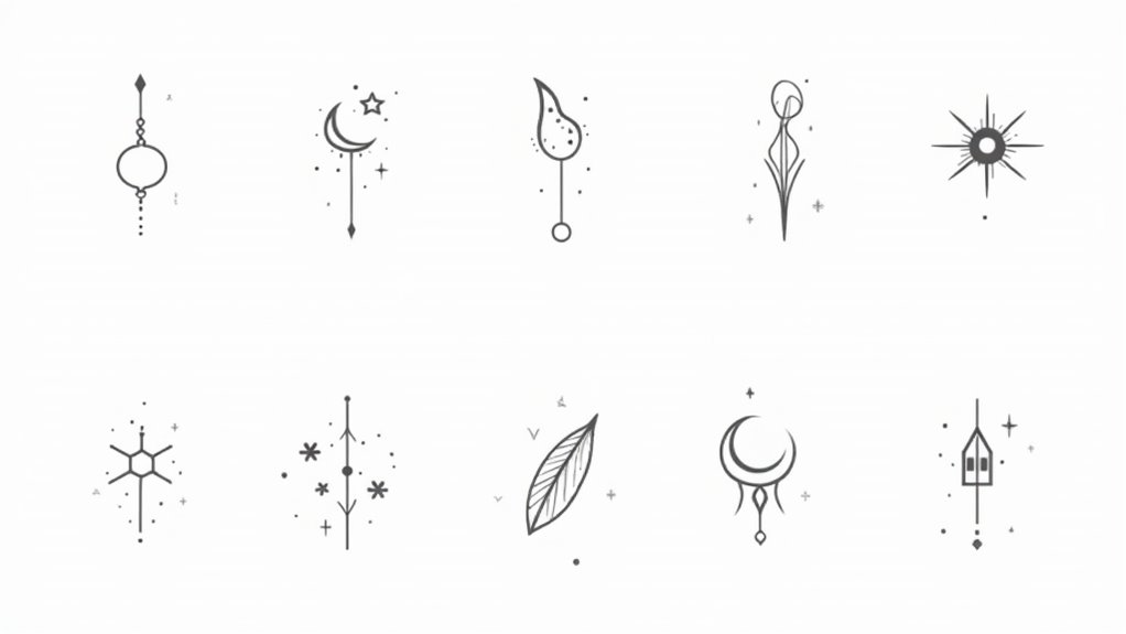 magical feminine forearm tattoos