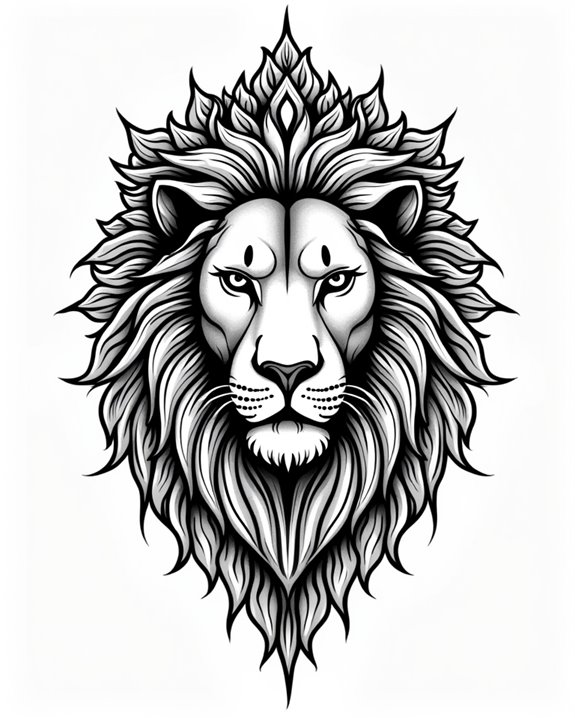 majestic ornate elephant design