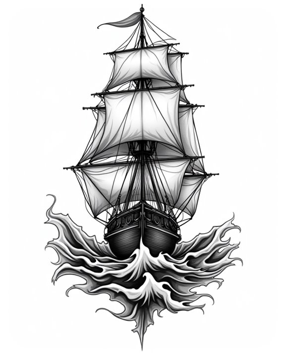 maritime adventure through waves