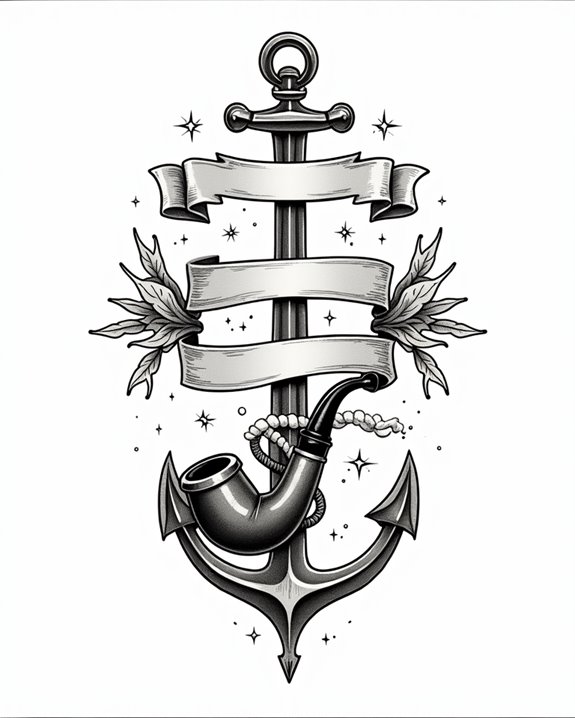 maritime heritage smoking symbol
