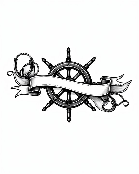 maritime ribbon personal emblem