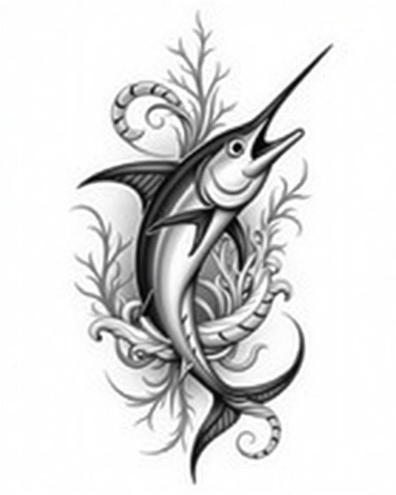 marlin s bold vibrant illustration