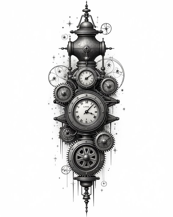 mechanical gearwork steampunk art