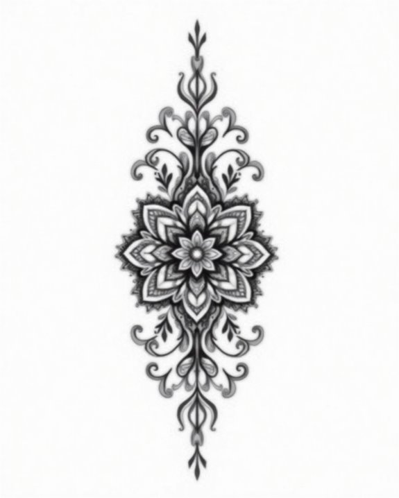 mesmerizing tribal geometric pattern