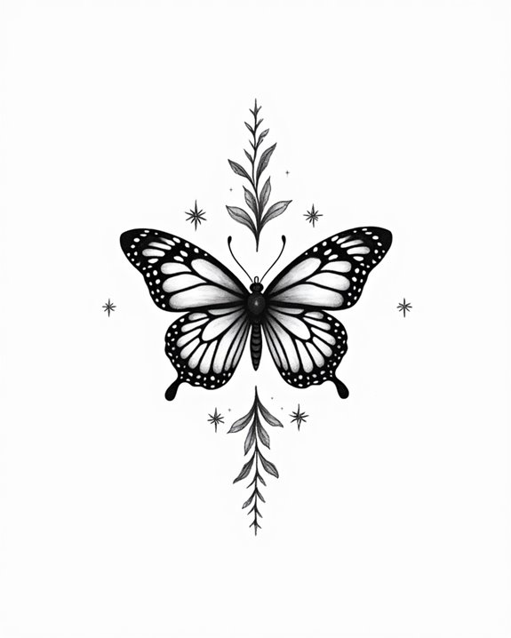 migrating butterfly symbolizes transformation