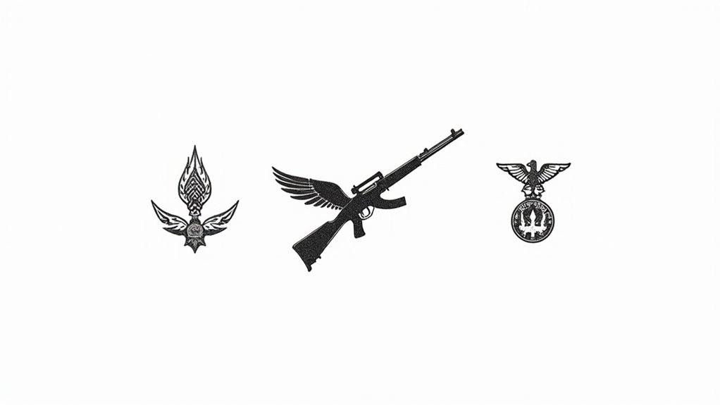 military tattoo design inspiration