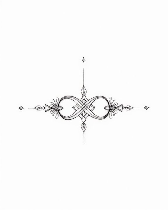 miniature fine line infinity