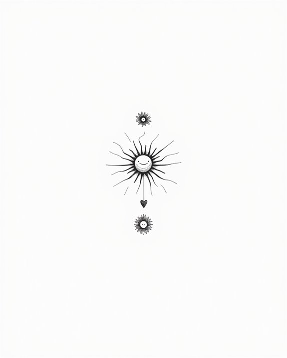 minimal symbols evoke heartfelt joy