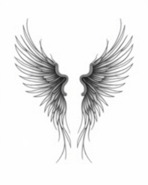 minimalist abstract freedom tattoos