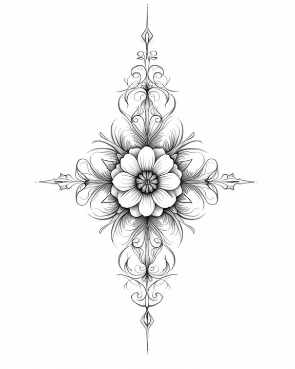 minimalist facial line art