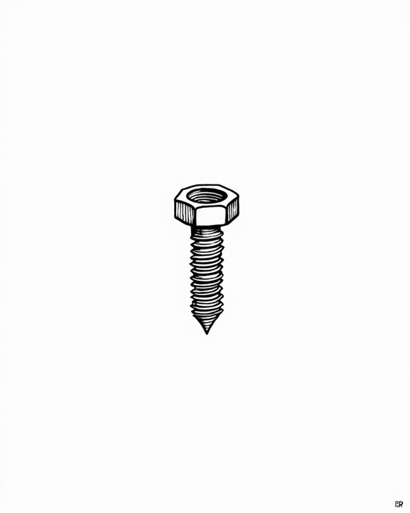 minimalist fastening symbol