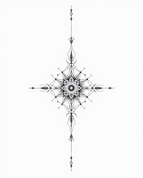 minimalist geometric tattoo designs
