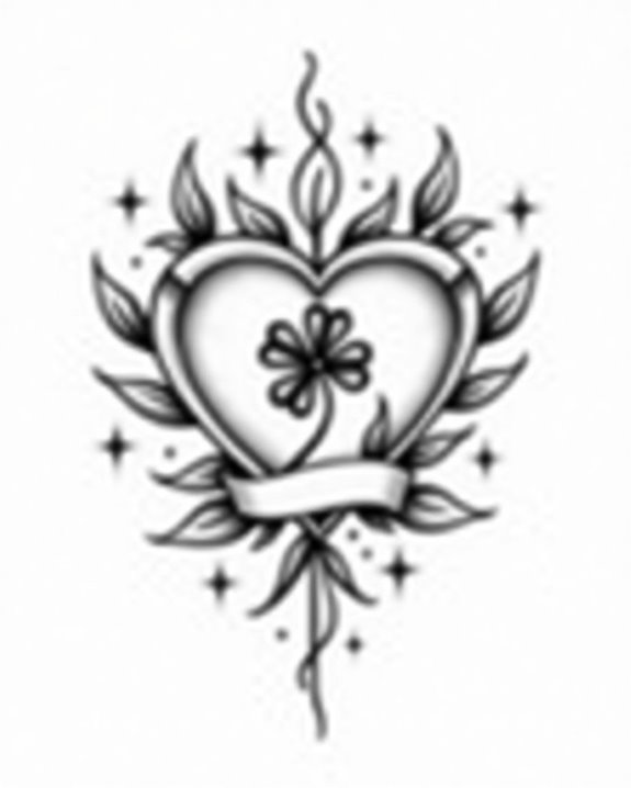 minimalist love luck symbols