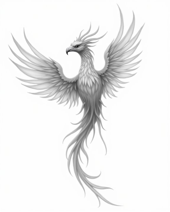 minimalist mythic owl tattoo