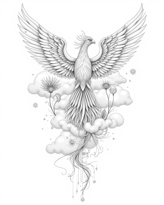 minimalist mythical creature art