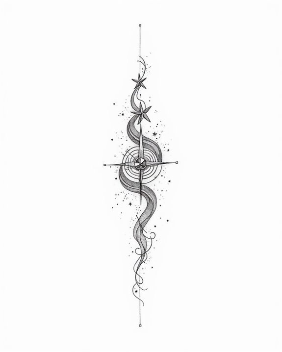 minimalist nautical tattoo designs