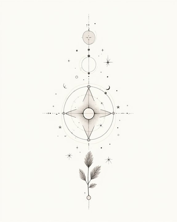 minimalist universe celestial elegance