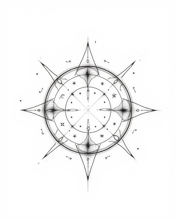 minimalist zodiac sign tattoos