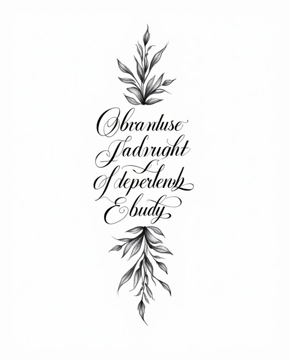 modern empowering ink style