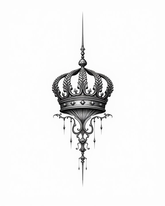 modern geometric crown designs