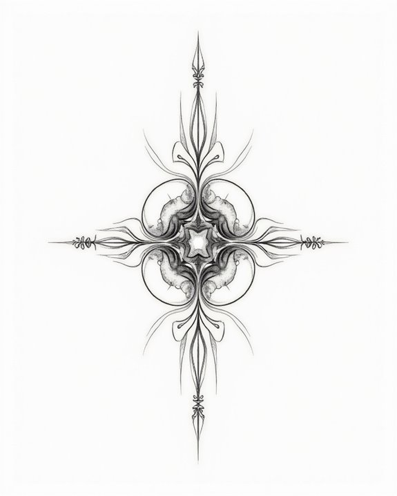 modern geometric tattoo designs