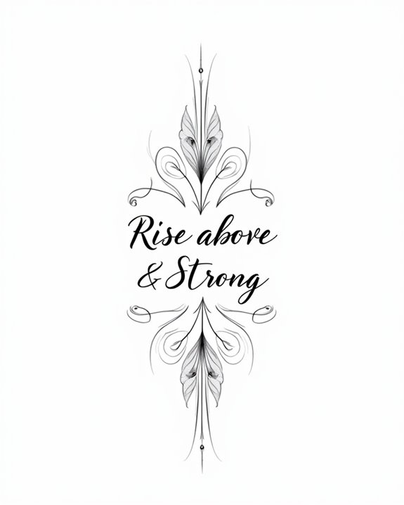 modern typography enhances tattoo artistry