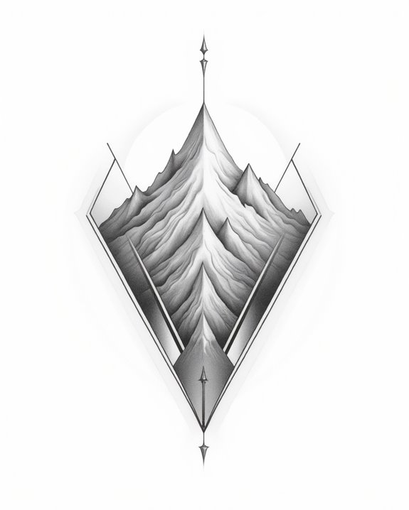 mountain peaks symbolize resilience