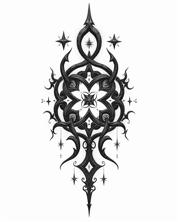 mysterious dark celtic symbols