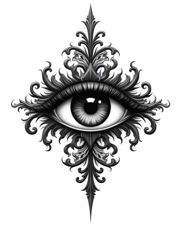mysterious dark eye symbolism