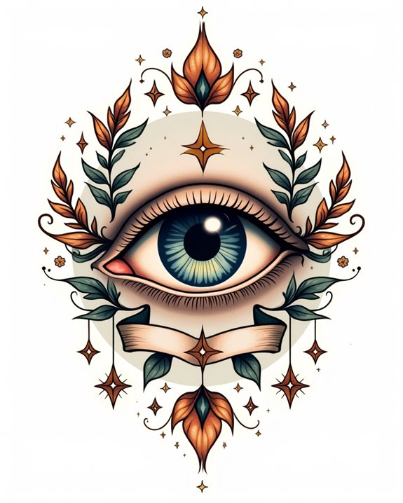 mystical crescent moon gaze