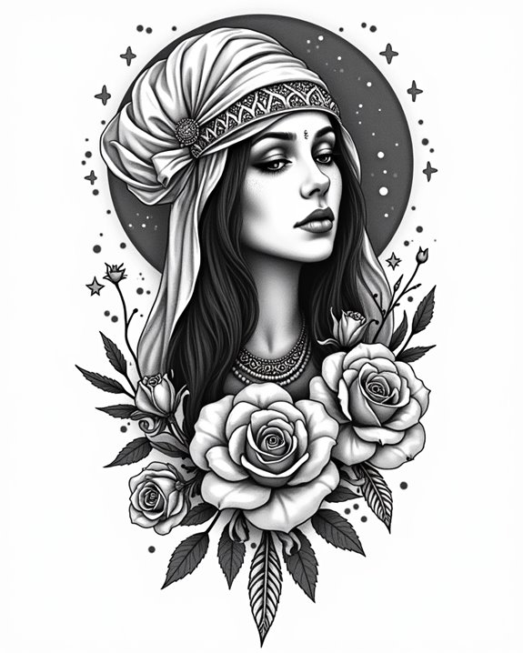 mystical gypsy rose symbolism