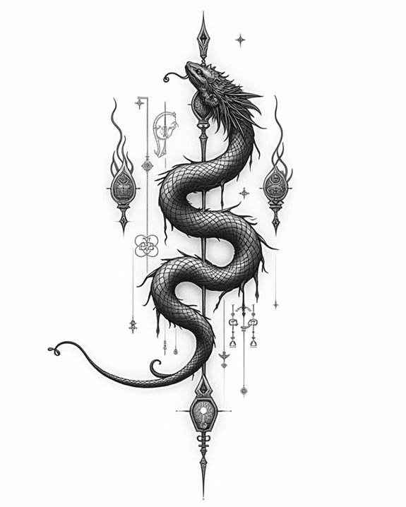 mythic protective serpent symbol