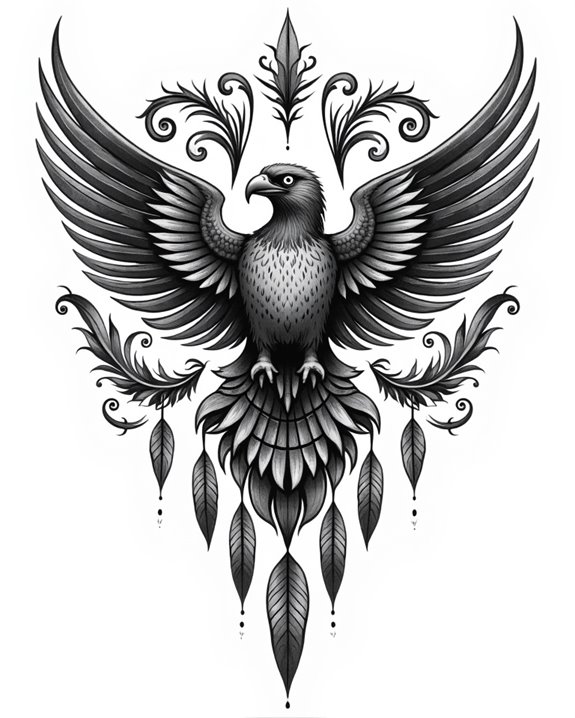 native warrior tribal symbolism