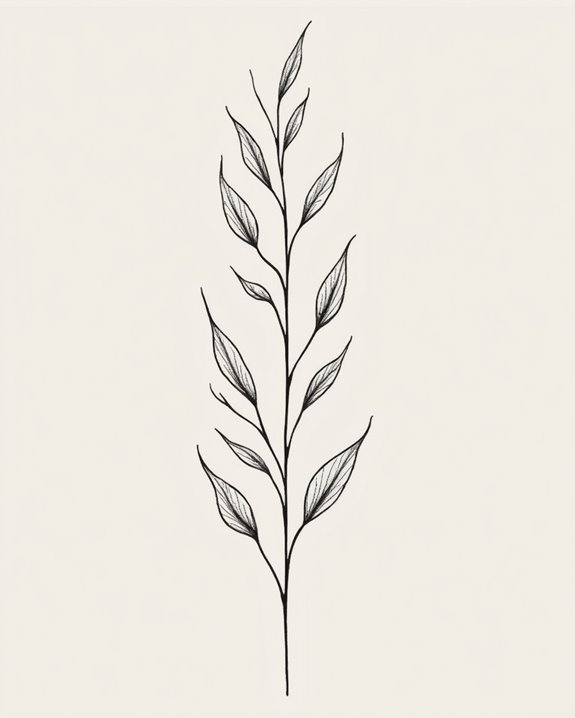 natural harmonious vine motifs