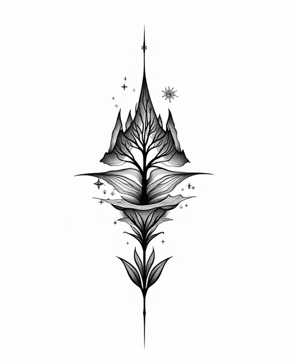 nature inspired bold tattoos