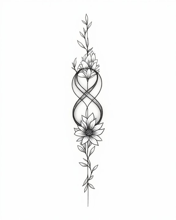 nature inspired delicate infinity
