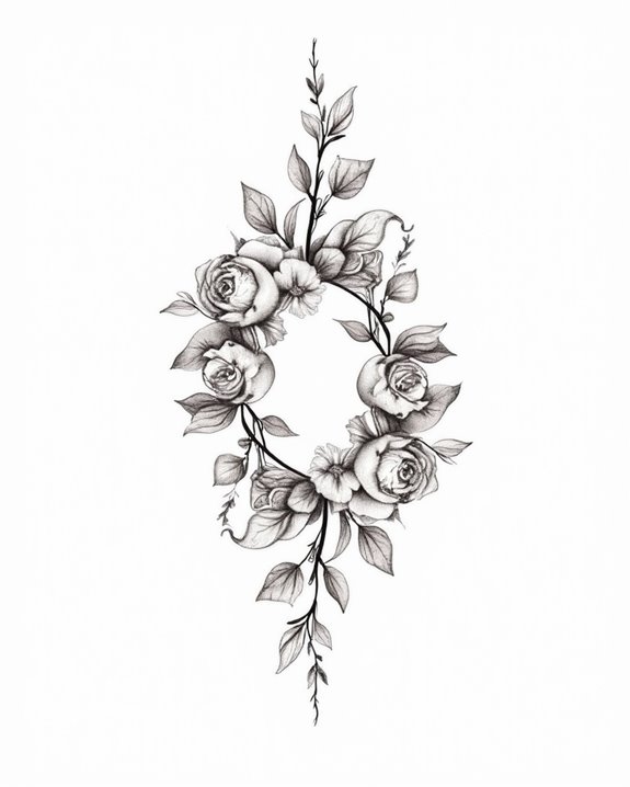 nature inspired vintage tattoos