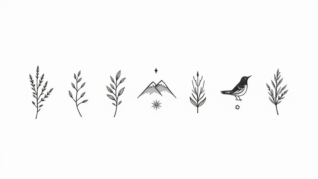 nature inspired women s forearm tattoos