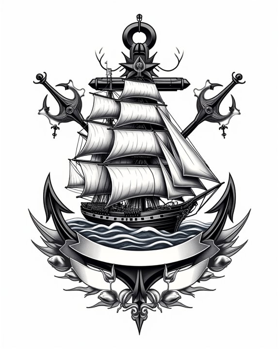 nautical banner tattoo symbolism