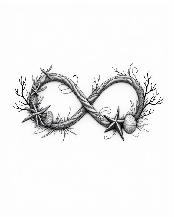 nautical infinity symbol art