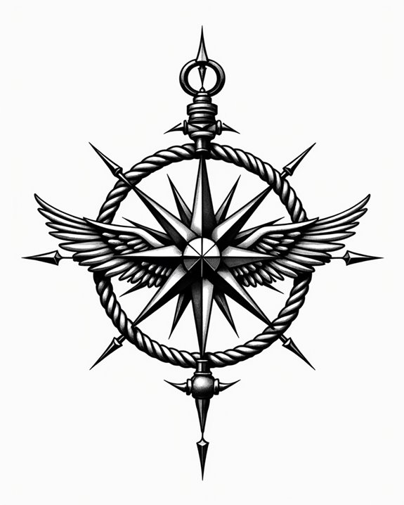 nautical rope maritime tattoo