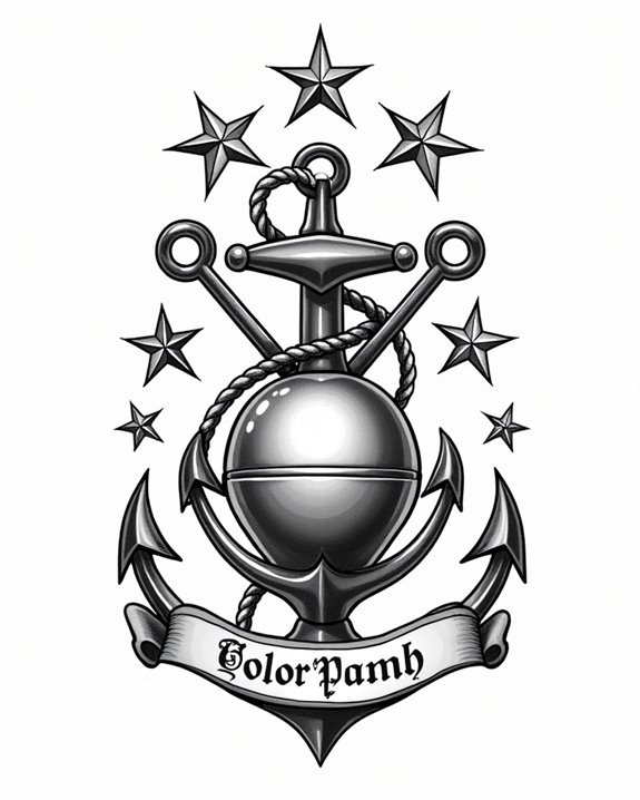nautical sailor bomb design