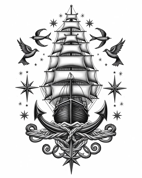 nautical sailor girl portraits