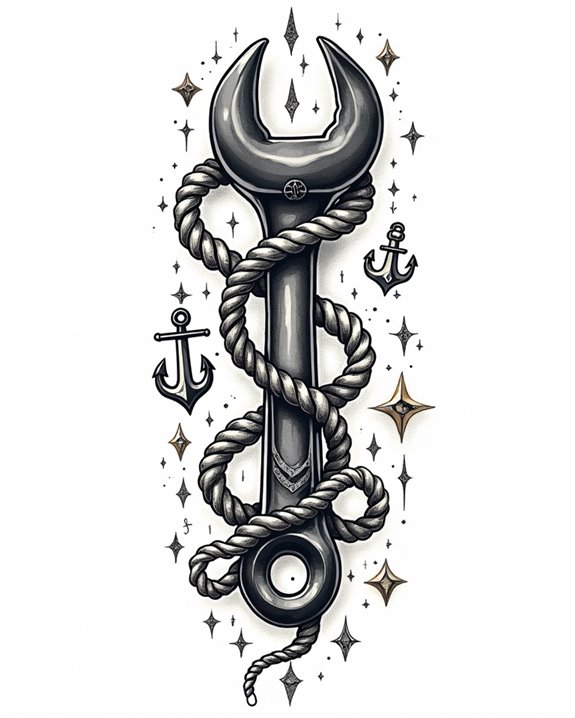 nautical tools and symbols