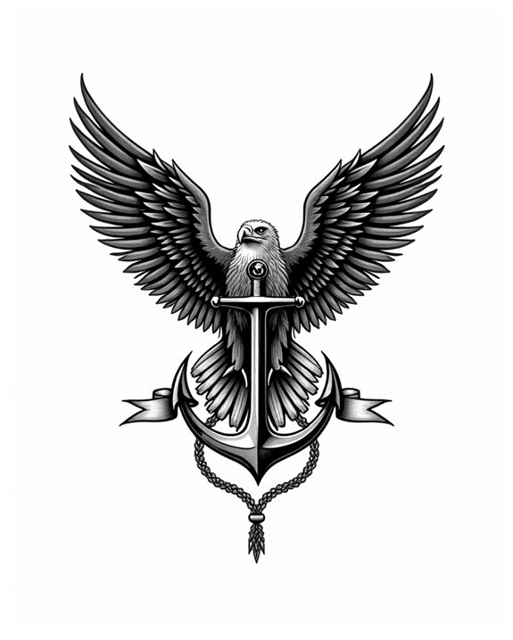 navy eagle anchor tradition