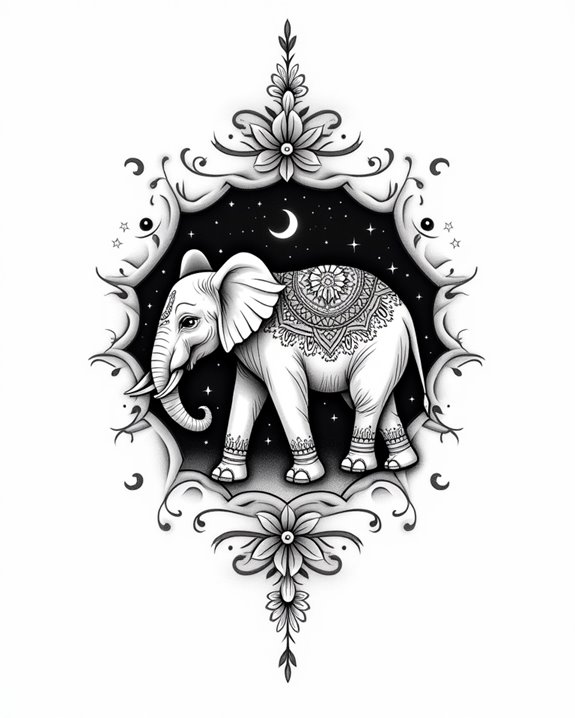 night sky elephant tribute