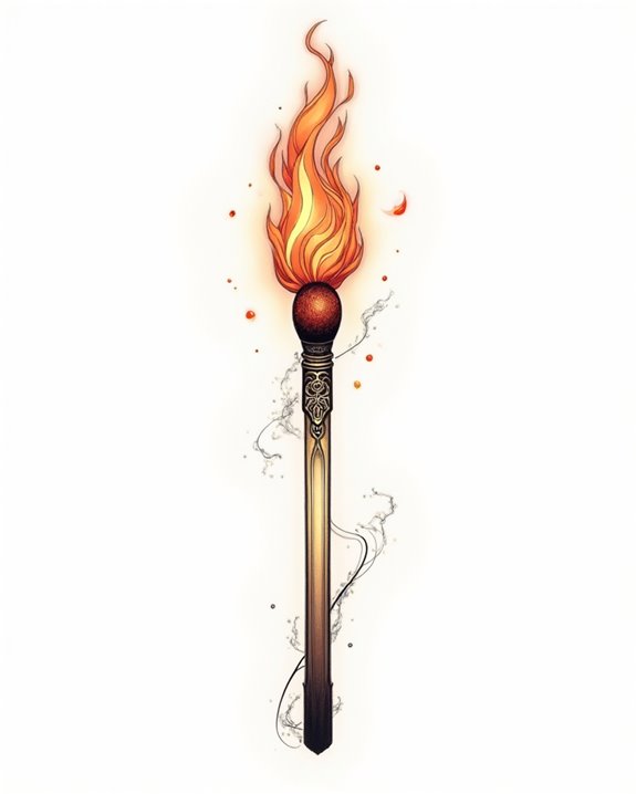 nostalgic fiery safety reminder