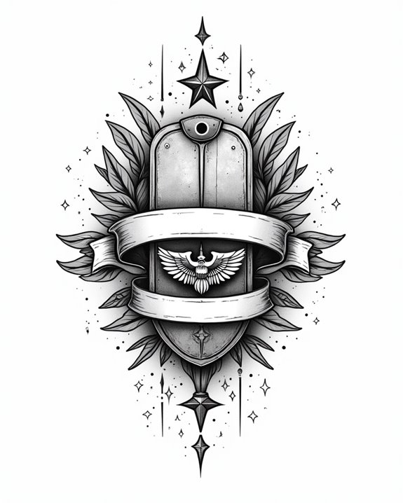 nostalgic military identity symbols